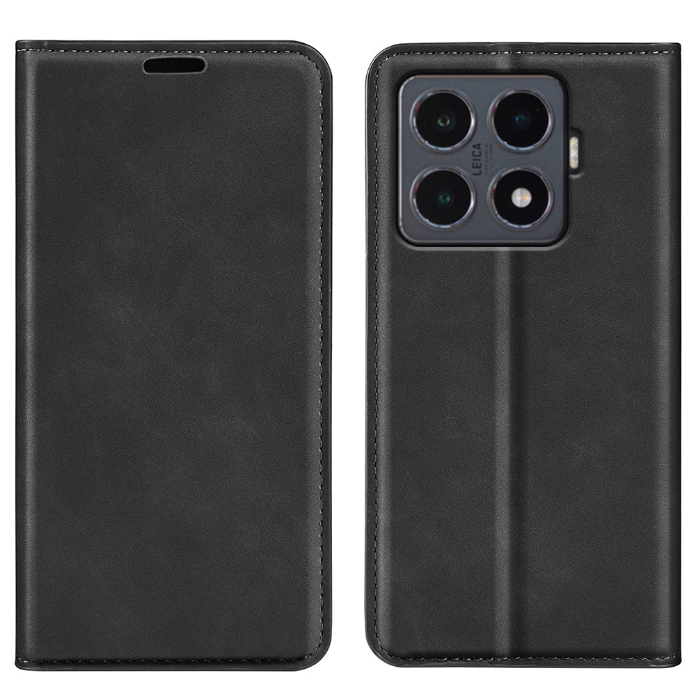 For Xiaomi 15T Pro Case Skin Touch Leather Wallet Phone Cover