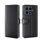Xiaomi 15T Pro-skal i äkta splitläder med plånboksfodral
