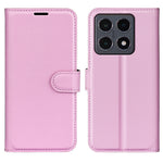 Xiaomi 15T-skal i litchi-textur, stötsäkert läder, plånboksfodral