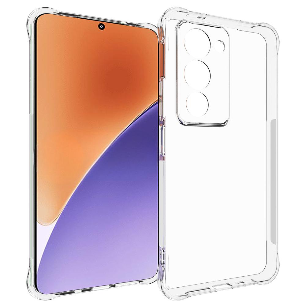 WANLONFENG För Xiaomi Redmi 15 5G (EU) (171 mm) / Xiaomi Redmi 15 4G (EU) (171 mm) TPU-skal WL2-serien 2,0 mm mobilskydd med 2 st. härdade glasfilmer