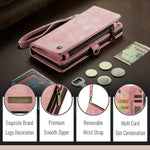 CASEME For Samsung Galaxy S26 FE / S25 FE Phone Cases  008 Leather Cover with Detachable Wallet and Strap