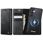 CASEME For Samsung Galaxy S26 FE / S25 FE Case  C49 Magnetic Case RFID Blocking Detachable Wallet Leather Phone Cover