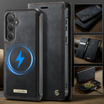 CASEME For Samsung Galaxy S26 FE / S25 FE Case  C49 Magnetic Case RFID Blocking Detachable Wallet Leather Phone Cover