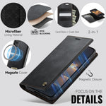 CASEME For Samsung Galaxy S26 FE / S25 FE Case  C49 Magnetic Case RFID Blocking Detachable Wallet Leather Phone Cover
