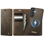 CASEME For Samsung Galaxy S26 FE / S25 FE Case  C49 Magnetic Case RFID Blocking Detachable Wallet Leather Phone Cover