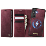 CASEME For Samsung Galaxy S26 FE / S25 FE Case  C49 Magnetic Case RFID Blocking Detachable Wallet Leather Phone Cover