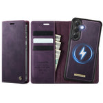 CASEME For Samsung Galaxy S26 FE / S25 FE Case  C49 Magnetic Case RFID Blocking Detachable Wallet Leather Phone Cover