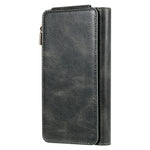 For iPhone Air Phone Case PU Leather Zipper Wallet Detachable Cover
