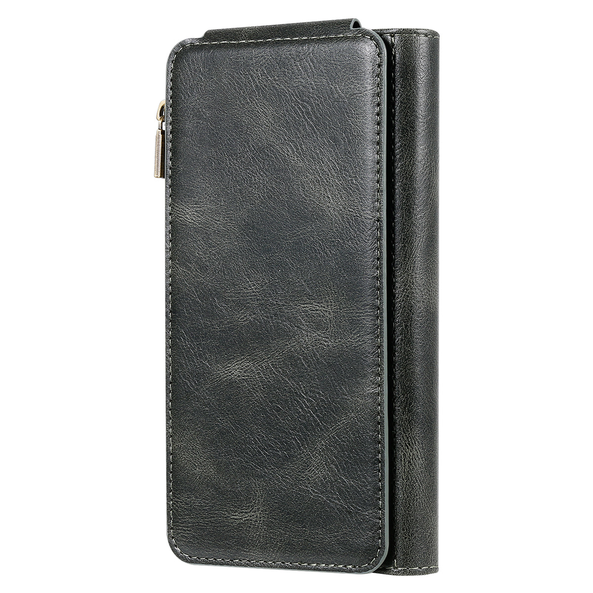 For iPhone Air Phone Case PU Leather Zipper Wallet Detachable Cover