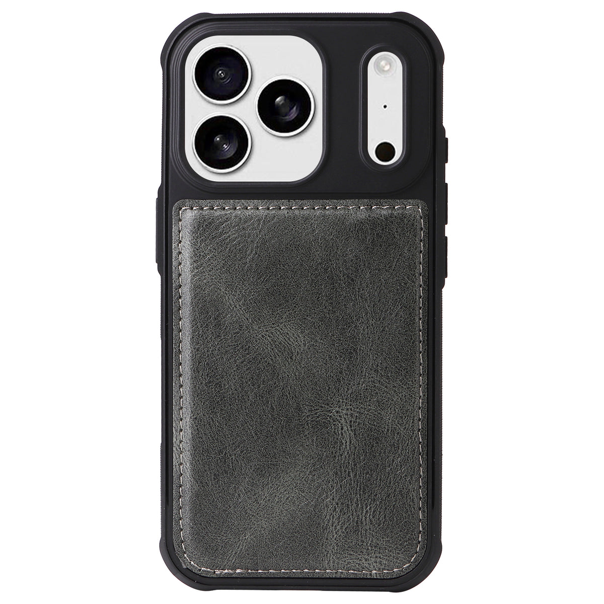 Til iPhone 18 Pro Max / 17 Pro Max Telefoncover PU Læder Lynlås Tegnebog Aftageligt Cover