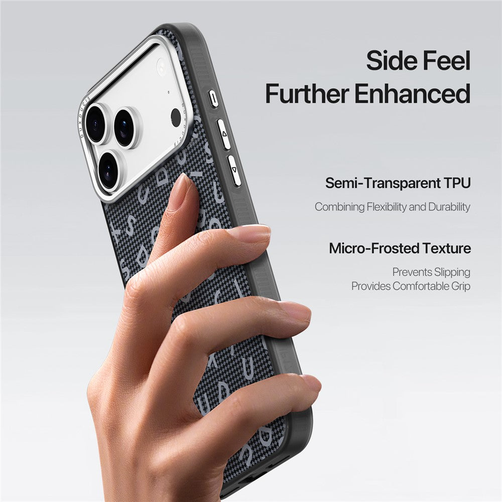 DUX DUCIS Moro Series For iPhone 17 Pro Max Case Compatible with MagSafe UV Pattern Leather + PC + TPU Phone Cover
