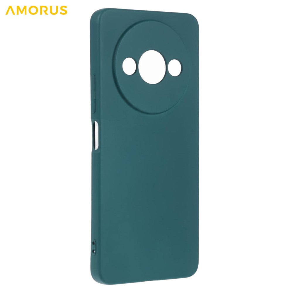 AMORUS For Xiaomi Redmi A3 4G / Poco C61 4G Case Precise Cutouts TPU Fiber Lining Shockproof Phone Cover