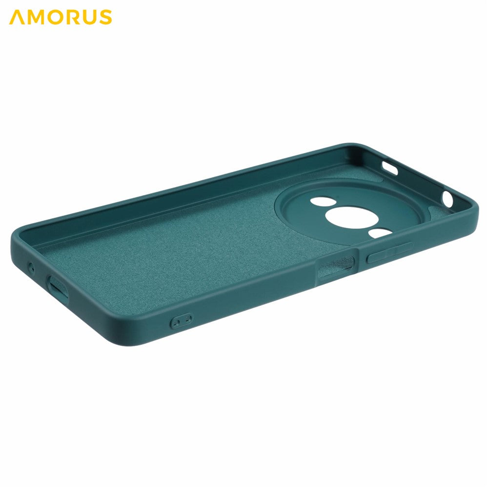AMORUS For Xiaomi Redmi A3 4G / Poco C61 4G Case Precise Cutouts TPU Fiber Lining Shockproof Phone Cover