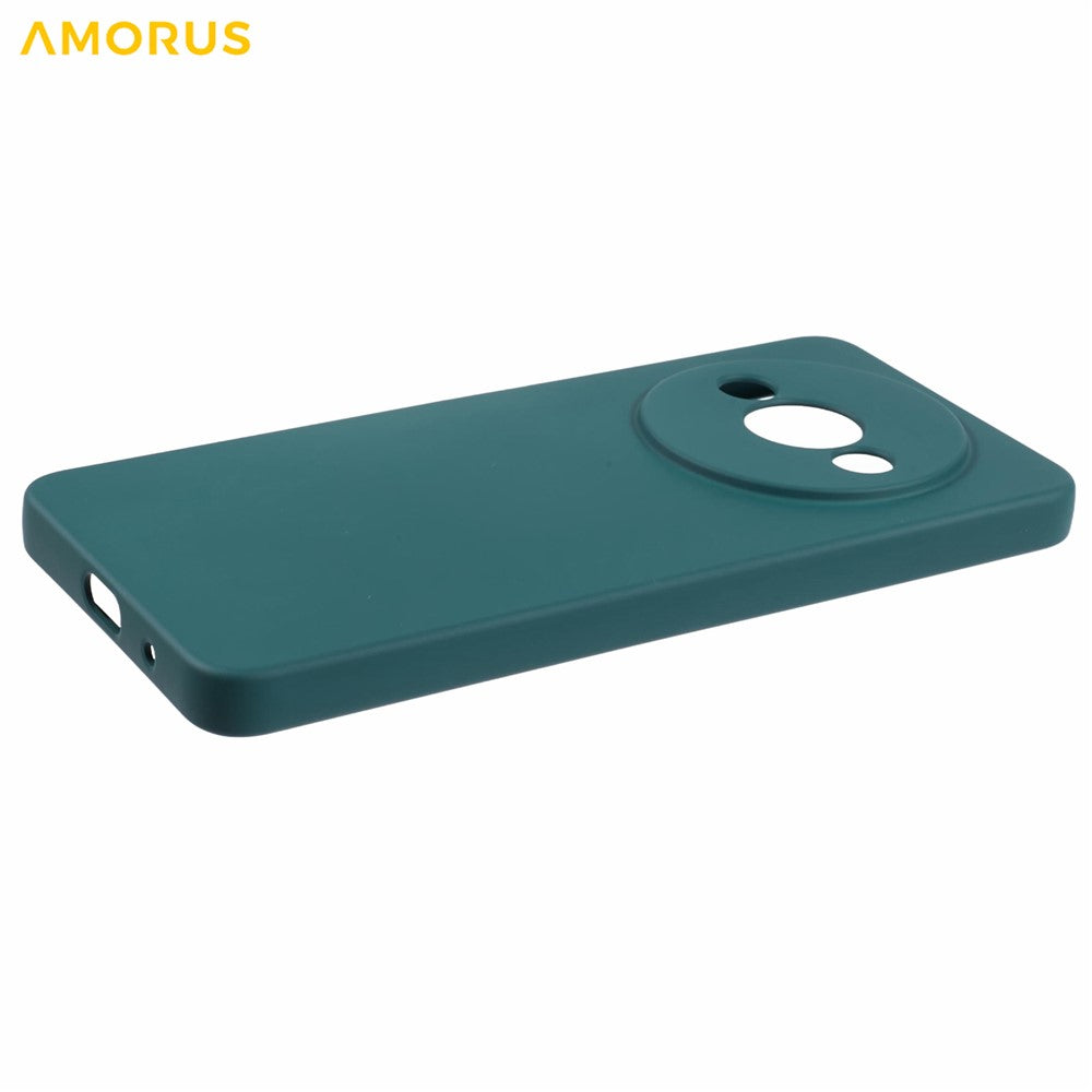 AMORUS For Xiaomi Redmi A3 4G / Poco C61 4G Case Precise Cutouts TPU Fiber Lining Shockproof Phone Cover