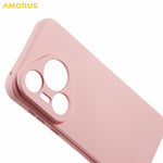 AMORUS For Huawei Pura 70 Case Precise Cutouts TPU Fiber Lining Shockproof Phone Cover