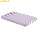 AMORUS För Google Pixel 8 Pro Skal Precisa Utskärningar TPU Fiberfoder Stötsäkert mobilskal