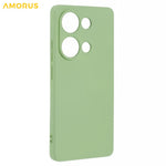 AMORUS For Xiaomi Redmi Note 13 Pro 4G / Poco M6 Pro 4G Case Precise Cutouts TPU Fiber Lining Shockproof Phone Cover