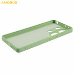 AMORUS For Xiaomi Redmi Note 13 Pro 4G / Poco M6 Pro 4G Case Precise Cutouts TPU Fiber Lining Shockproof Phone Cover