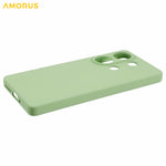 AMORUS For Xiaomi Redmi Note 13 Pro 4G / Poco M6 Pro 4G Case Precise Cutouts TPU Fiber Lining Shockproof Phone Cover