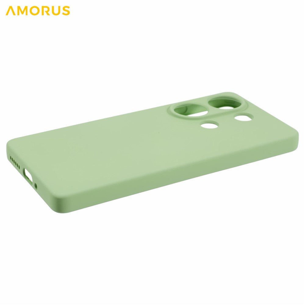 AMORUS For Xiaomi Redmi Note 13 Pro 4G / Poco M6 Pro 4G Case Precise Cutouts TPU Fiber Lining Shockproof Phone Cover