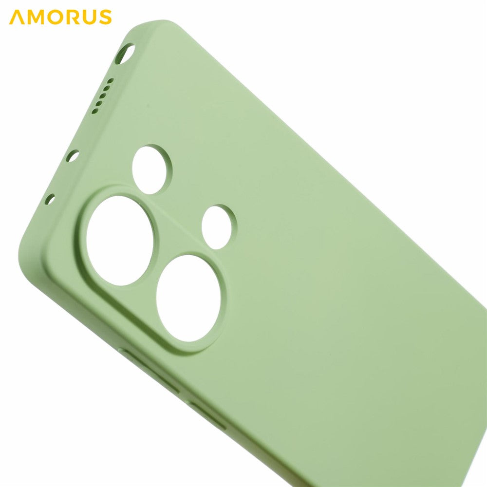 AMORUS For Xiaomi Redmi Note 13 Pro 4G / Poco M6 Pro 4G Case Precise Cutouts TPU Fiber Lining Shockproof Phone Cover