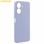 AMORUS For Xiaomi Redmi 13C 4G / Poco C65 4G Case Precise Cutouts TPU Fiber Lining Shockproof Phone Cover