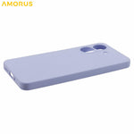 AMORUS For Xiaomi Redmi 13C 4G / Poco C65 4G Case Precise Cutouts TPU Fiber Lining Shockproof Phone Cover