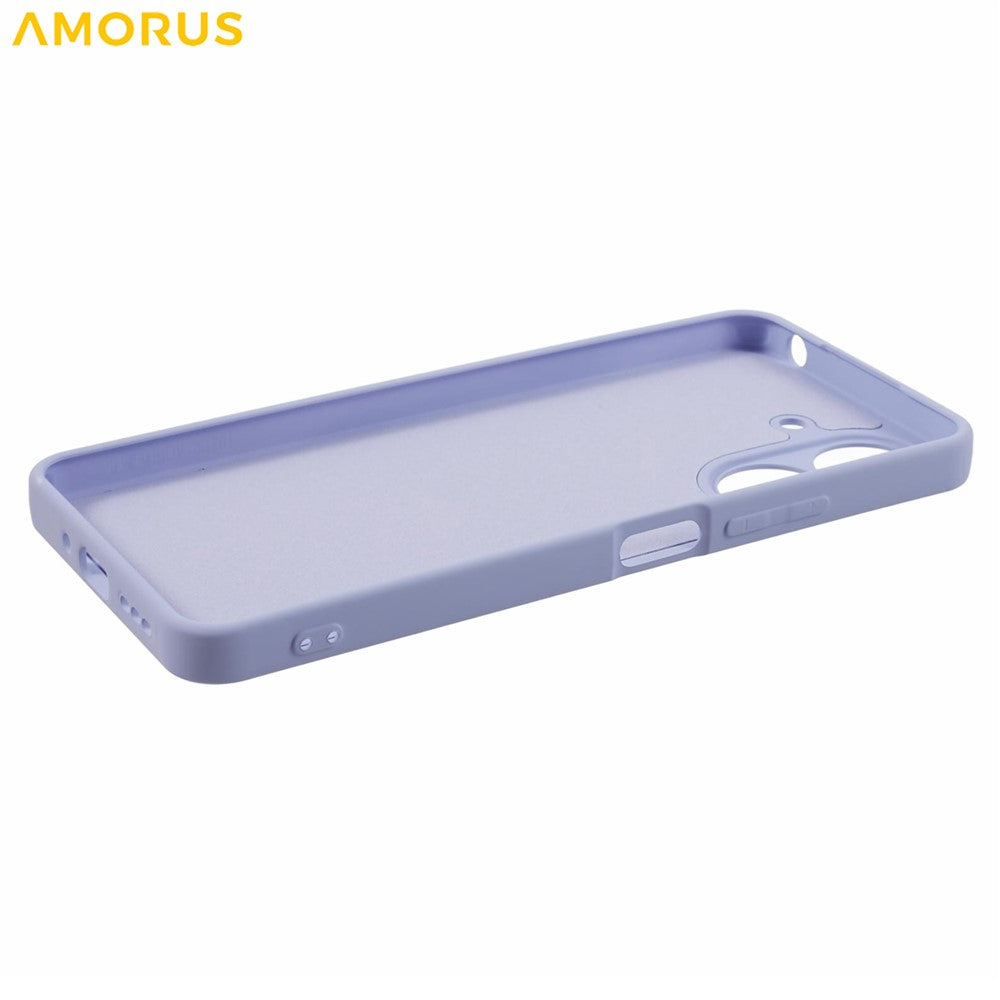 AMORUS For Xiaomi Redmi 13C 4G / Poco C65 4G Case Precise Cutouts TPU Fiber Lining Shockproof Phone Cover