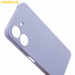 AMORUS For Xiaomi Redmi 13C 4G / Poco C65 4G Case Precise Cutouts TPU Fiber Lining Shockproof Phone Cover
