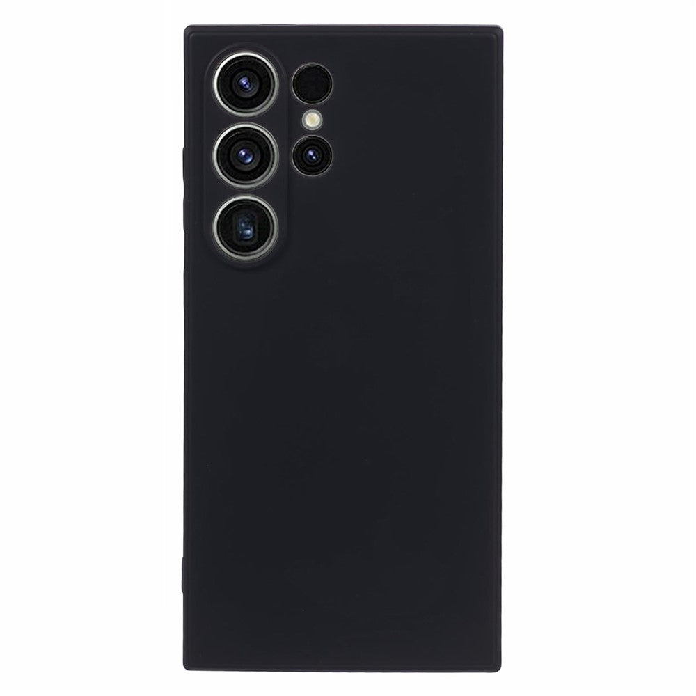 AMORUS Til Samsung Galaxy S24 Ultra Cover Præcise Udskæringer TPU Fiberforing Stødsikkert Telefoncover