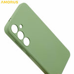 AMORUS For Samsung Galaxy S24 Case Precise Cutouts TPU Fiber Lining Shockproof Phone Cover