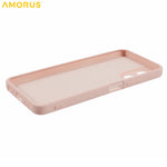 AMORUS For Oppo A78 4G Case Precise Cutouts TPU Fiber Lining Shockproof Phone Cover