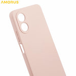 AMORUS For Oppo A58 4G Case Precise Cutouts TPU Fiber Lining Shockproof Phone Cover