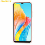 AMORUS For Oppo A38 4G / A18 4G Case Precise Cutouts TPU Fiber Lining Shockproof Phone Cover