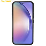 AMORUS Til Samsung Galaxy S23 FE Cover Præcise Udskæringer TPU Fiber Foring Stødsikkert Telefoncover