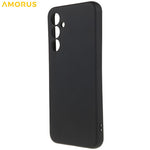 AMORUS Til Samsung Galaxy S23 FE Cover Præcise Udskæringer TPU Fiber Foring Stødsikkert Telefoncover