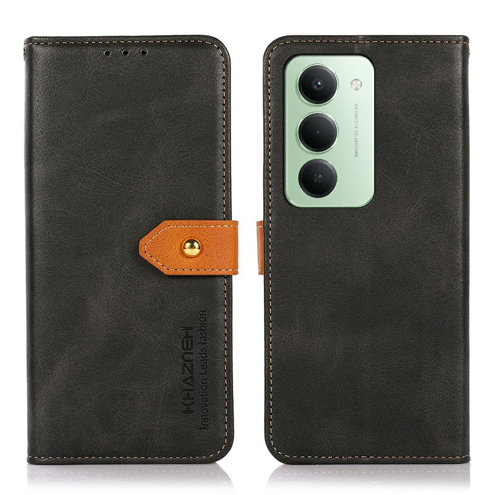 KHAZNEH For Xiaomi Redmi 15 4G (EU) (171mm) Wallet Phone Case Stand Leather Flip Cover