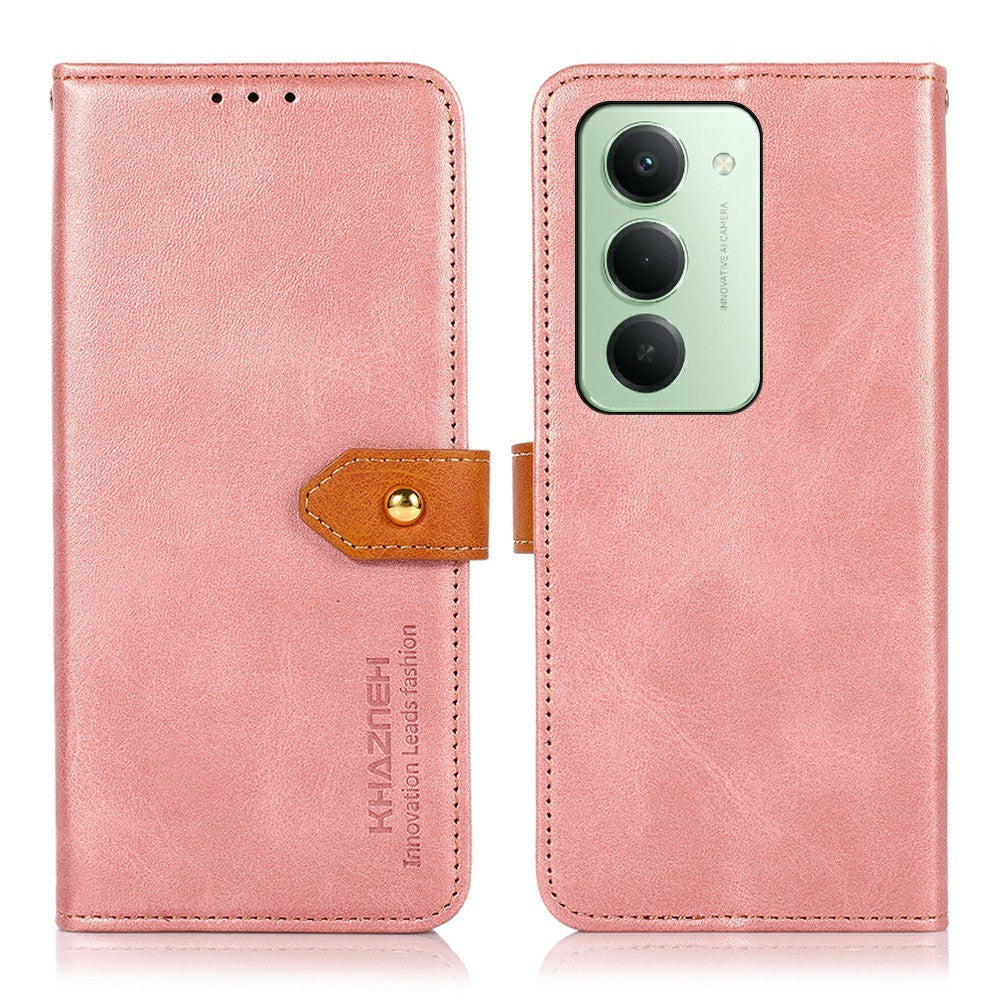 KHAZNEH For Xiaomi Redmi 15 4G (EU) (171mm) Wallet Phone Case Stand Leather Flip Cover