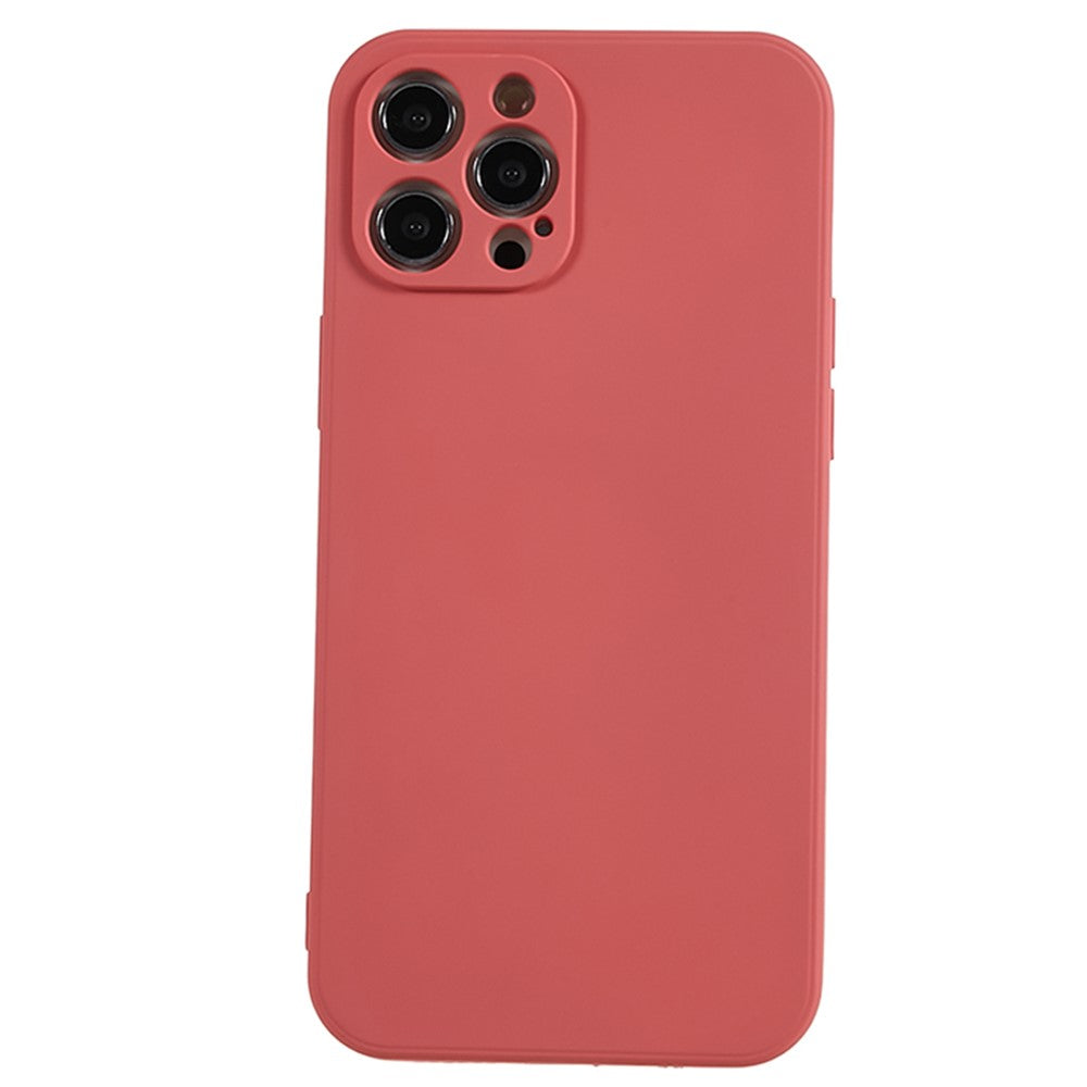 AMORUS fodral för iPhone 12 Pro Max, exakta utskärningar, TPU, fiberfoder, stötsäkert telefonfodral
