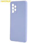 AMORUS Til Samsung Galaxy A52 4G / 5G / A52s 5G Etui Præcise Udskæringer TPU Fiberforing Stødsikkert Telefoncover