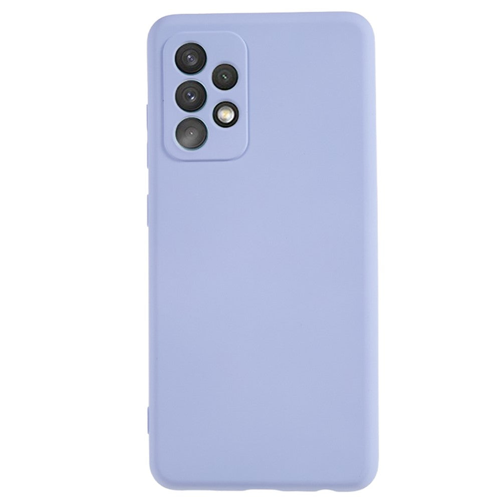 AMORUS For Samsung Galaxy A32 4G (EU Version) Case Precise Cutouts TPU Fiber Lining Shockproof Phone Cover