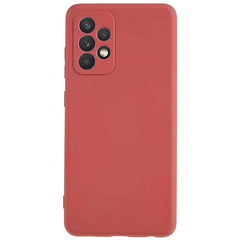 AMORUS For Samsung Galaxy A32 4G (EU Version) Case Precise Cutouts TPU Fiber Lining Shockproof Phone Cover