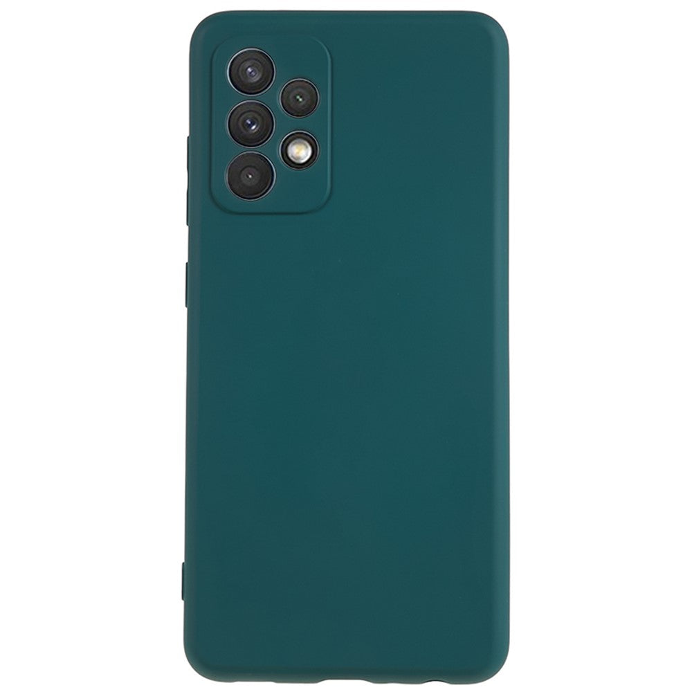 AMORUS For Samsung Galaxy A32 4G (EU Version) Case Precise Cutouts TPU Fiber Lining Shockproof Phone Cover