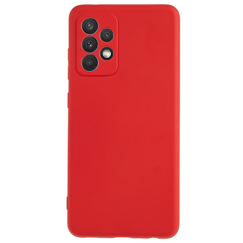 AMORUS For Samsung Galaxy A32 4G (EU Version) Case Precise Cutouts TPU Fiber Lining Shockproof Phone Cover