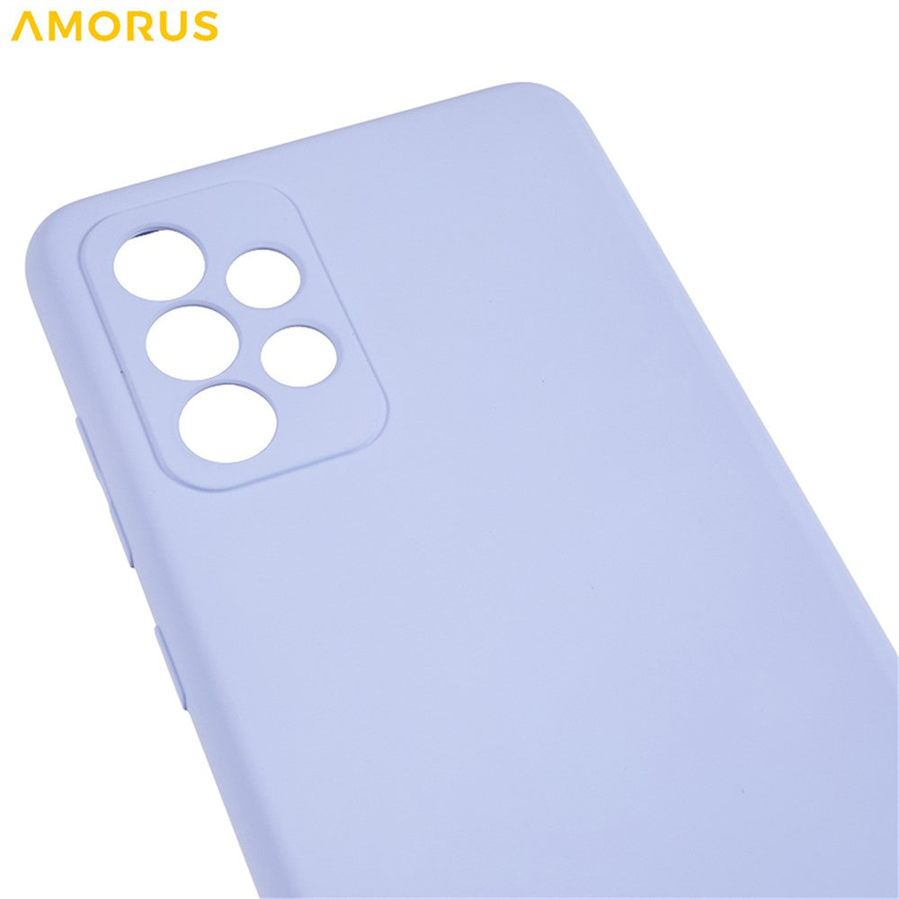 AMORUS For Samsung Galaxy A23 4G  /  5G (Global) Case Precise Cutouts TPU Fiber Lining Shockproof Phone Cover