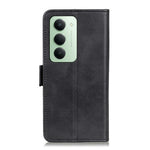 For Xiaomi Redmi 15 4G (EU) (171mm) Case Stand Cowhide Texture PU Leather Phone Cover