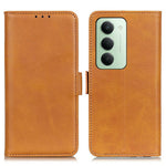 For Xiaomi Redmi 15 4G (EU) (171mm) Case Stand Cowhide Texture PU Leather Phone Cover