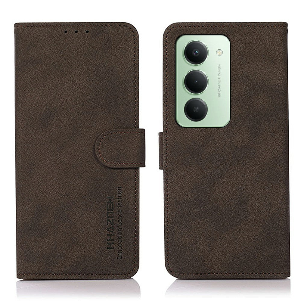 KHAZNEH For Xiaomi Redmi 15 4G (EU) (171mm) Case PU Leather Wallet Stand Phone Cover
