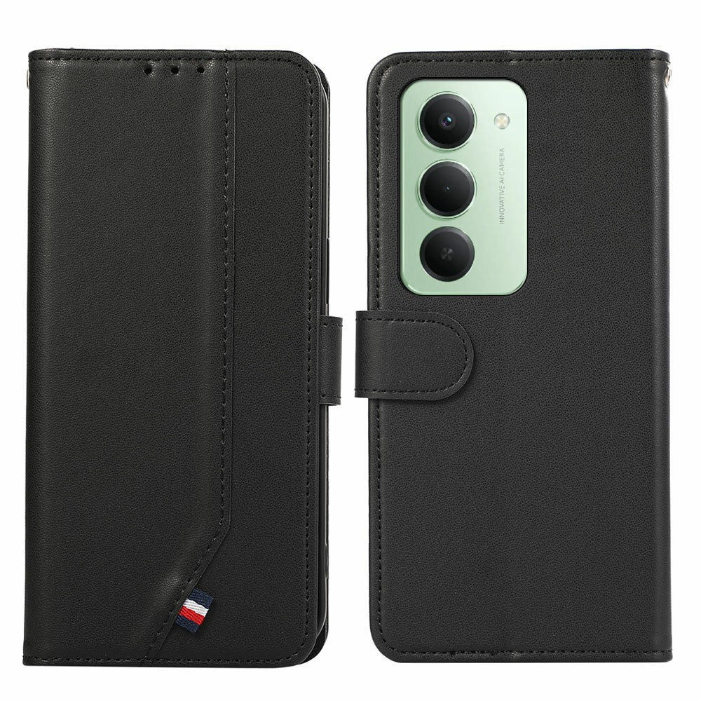For Xiaomi Redmi 15 4G (EU) (171mm) Case RFID Blocking Flip Leather Phone Cover
