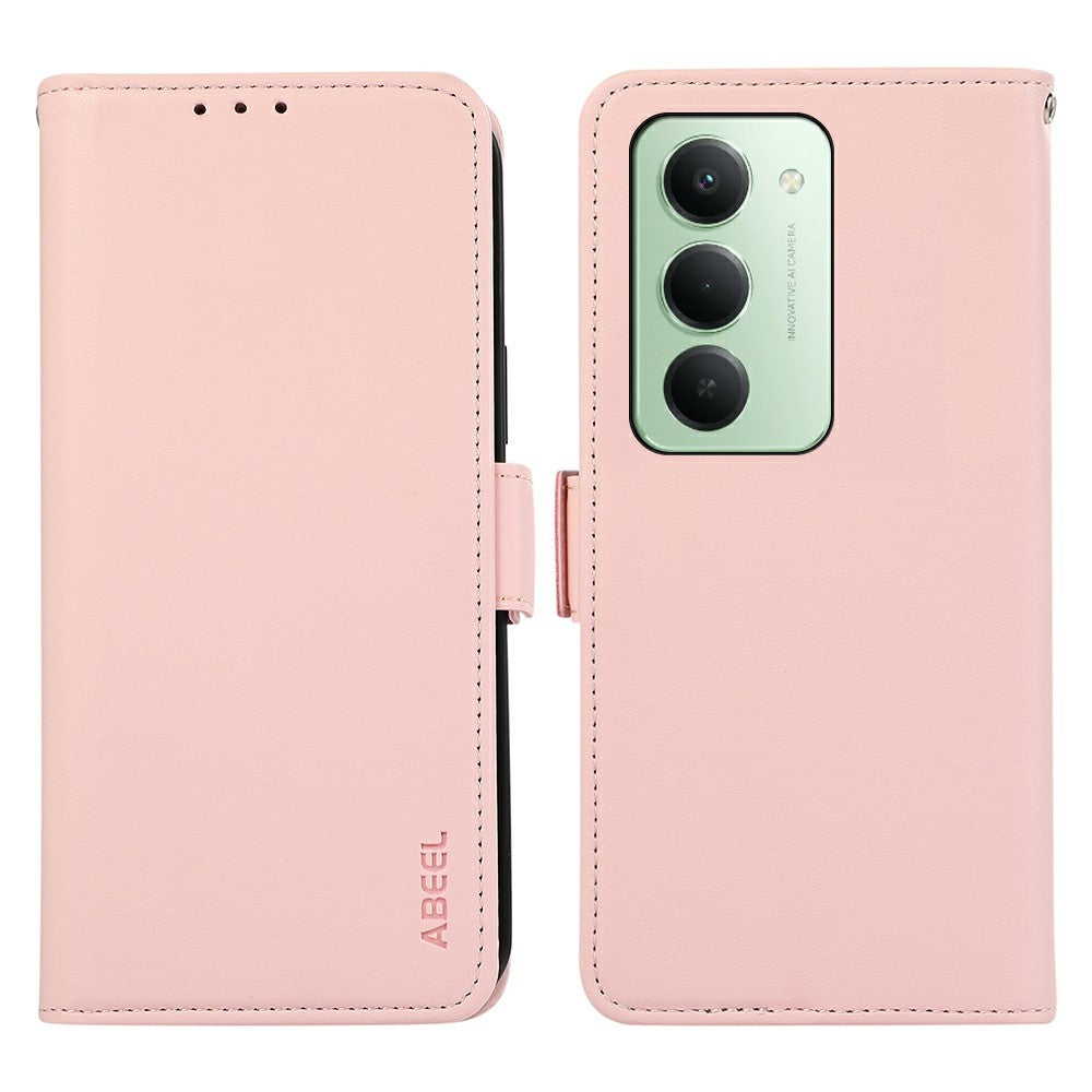 ABEEL For Xiaomi Redmi 15 4G (EU) (171mm) Case Leather Phone Cover with RFID Blocking Wallet